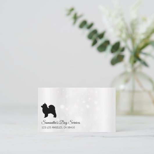 Doggieロゴ | 輝く泡 名刺 (スタンド正面)