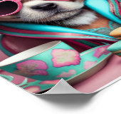 Doggie and Cookies Artwork Fusionプリント ポスター (角)