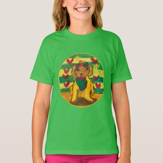 Doggie「Art by Kids」 Tシャツ (正面)
