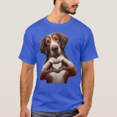 DOGGIE Heart Tシャツ (正面)