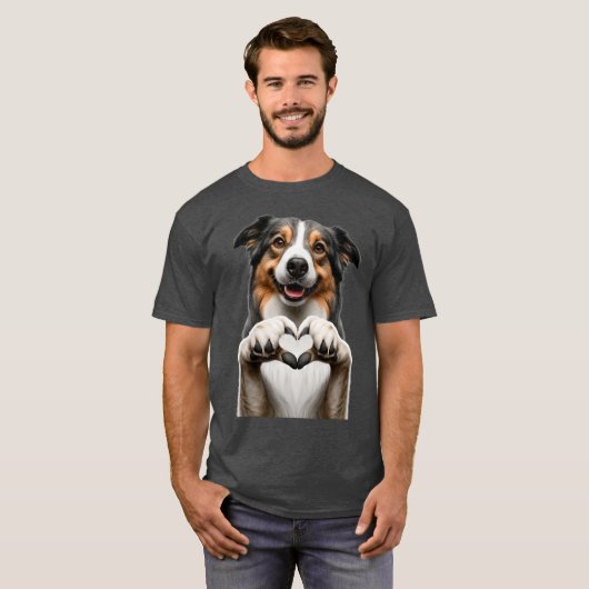 DOGGIE Heart Tシャツ (正面フル)
