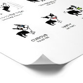 DOGGIE LANGUAGE Large Poster ポスター (角)