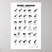 DOGGIE LANGUAGE Large Poster ポスター (正面)