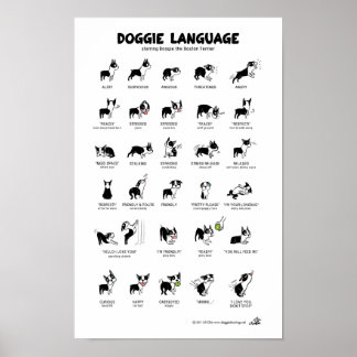 DOGGIE LANGUAGE Large Poster ポスター