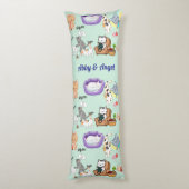 Doggie Love Childのパーソナライズ抱き枕 ボディピロー (裏面 (縦))