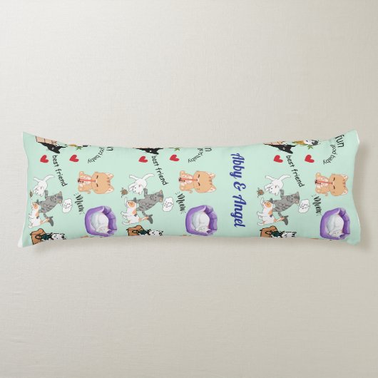 Doggie Love Childのパーソナライズ抱き枕 ボディピロー (正面)