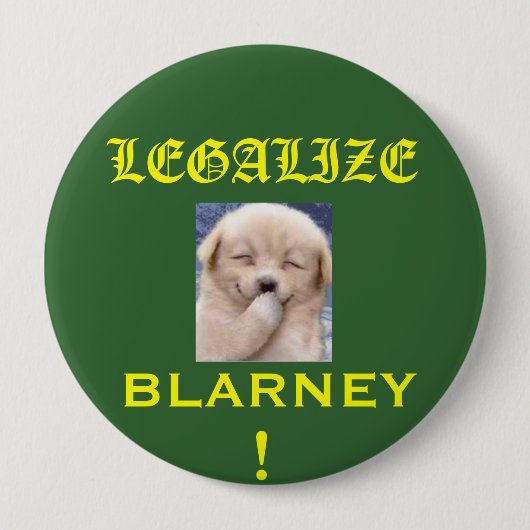 DoggieBlarney 缶バッジ (正面)