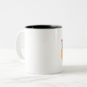 Dogginの気違いのマグ ツートーンマグカップ (正面左)