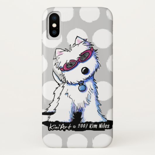Doggles Westie Case-Mate iPhoneケース (裏面)