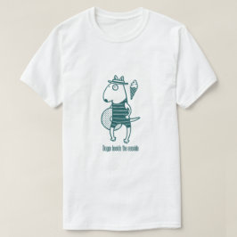 Doggo beside the seaside: Green Tシャツ