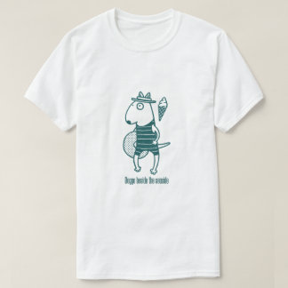 Doggo beside the seaside: Green Tシャツ
