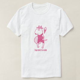 Doggo beside the seaside: Pink Tシャツ