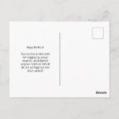 Doggone楽しい誕生日 – カスタマイズ可能 ポストカード (裏面)