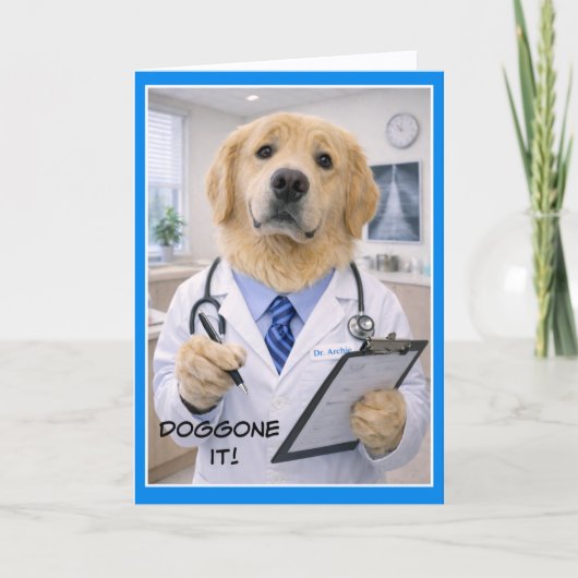Doggone It Get Well Card FB-2 カード (正面)