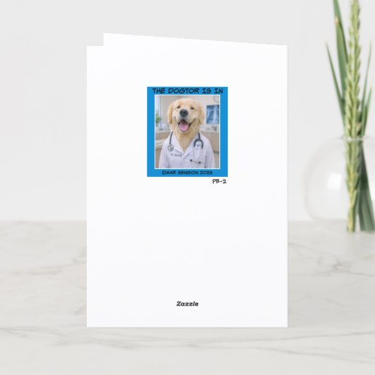 Doggone It Get Well Card FB-2 カード (裏面)