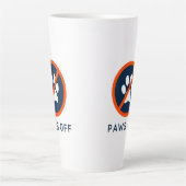 DogGoneIt - Paws Off- 17 oz カフェラテマグ (正面)
