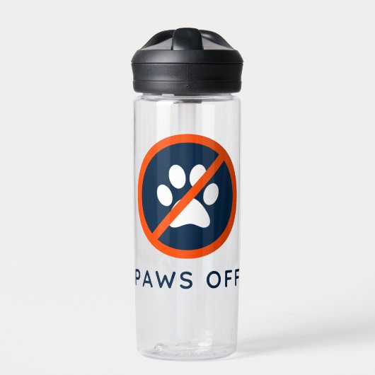 DogGoneIt - Paws Off-20 oz ウォーターボトル (正面)