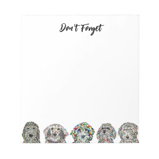 Doggyメモ帳 ノートパッド (正面)