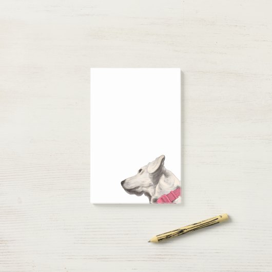 Doggy Painting ポストイット (デスク上)