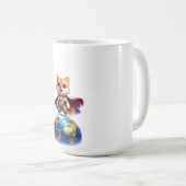 DOGI ヒーロー - 世界を救え コーヒーマグカップ (正面右)