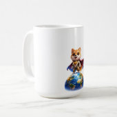 DOGI ヒーロー - 世界を救え コーヒーマグカップ (正面左)