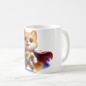 DOGI ヒーロー - 世界を救え コーヒーマグカップ (正面右)