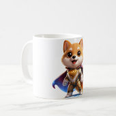 DOGI ヒーロー - 世界を救え コーヒーマグカップ (正面左)