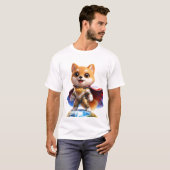 DOGI ヒーロー - 世界を救え Tシャツ (正面フル)