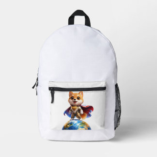 DOGI Hero – Save The World プリントバックパック