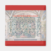 Dogma de Fide "Extra Ecclesiam Nulla Salus" マグネット (正面)