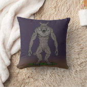 Dogman CryptidまたはWerwolf クッション (ブランケット)