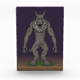 Dogman CryptidまたはWerwolf フォトブロック