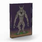 Dogman CryptidまたはWerwolf フォトブロック (左)