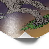 Dogman CryptidまたはWerwolf フォトプリント (角)