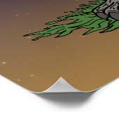 Dogman CryptidまたはWerwolf ポスター (角)