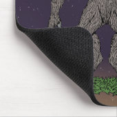 Dogman CryptidまたはWerwolf マウスパッド (コーナー)