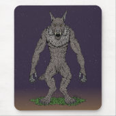 Dogman CryptidまたはWerwolf マウスパッド (正面)
