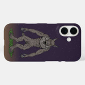 Dogman CryptidまたはWerwolf Case-Mate iPhoneケース (裏面 (横))