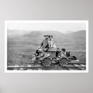 Dogmobile Trip Alaska 1912 ポスター