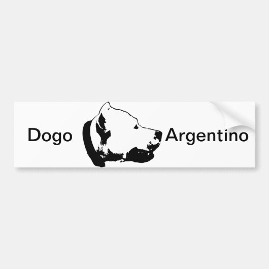 Dogoのバンパーステッカー バンパーステッカー (正面)