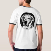 DogoのargentinoのTシャツ Tシャツ (裏面)