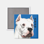 Dogoアルゼンチン色ブロック マグネット (正面/裏面)