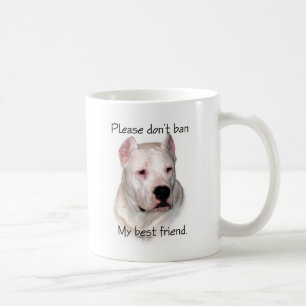 Dogo ArgentinoのアンチBSL コーヒーマグカップ
