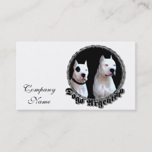 Dogo Argentino犬 名刺
