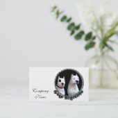 Dogo Argentino犬 名刺 (スタンド正面)