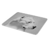 Dogo Argentino絵画's - Dogo Dog Art カッティングボード (角)