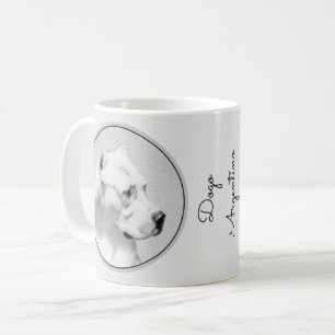 Dogo Argentino絵画's - Dogo Dog Art コーヒーマグカップ