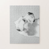 Dogo Argentino絵画's - Dogo Dog Art ジグソーパズル (縦)