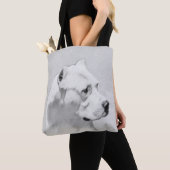 Dogo Argentino絵画's - Dogo Dog Art トートバッグ (クローズアップ)
