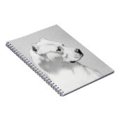 Dogo Argentino絵画's - Dogo Dog Art ノートブック (右側)